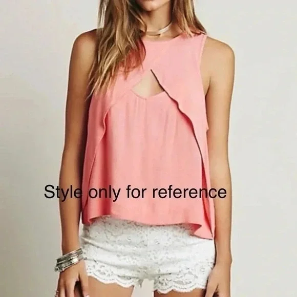 Free people peach tank size XS - Picture 6 of 7